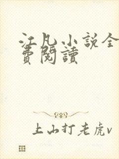 江凡小说全文免费阅读