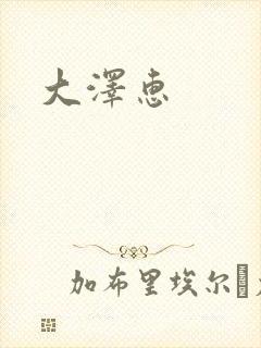 大泽惠