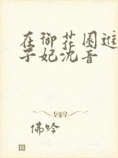 在御花园进入太子妃沈音封面