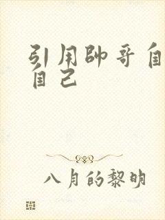 引用帅哥自己玩自己