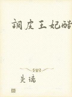 调皮王妃酷王爷封面