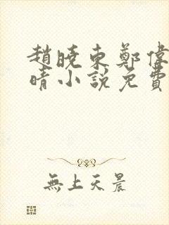 赵晓东郑伟吴雪晴小说免费阅读
