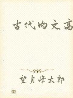 古代肉文高辣文