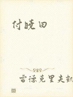 付晓田