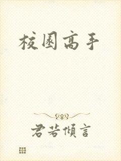 校园高手封面