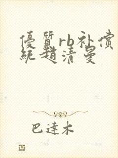 优质rb补偿系统赵清曼封面