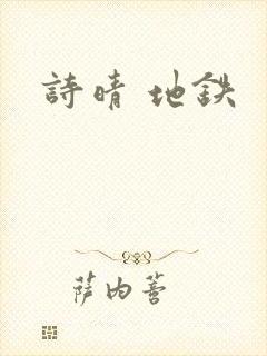 诗晴 地铁