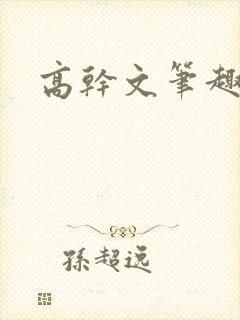 高干文笔趣阁