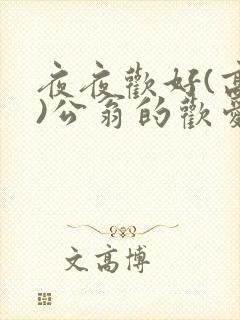 夜夜欢好(高h)公翁的欢爱