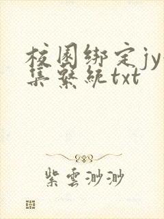 校园绑定jy收集系统txt封面