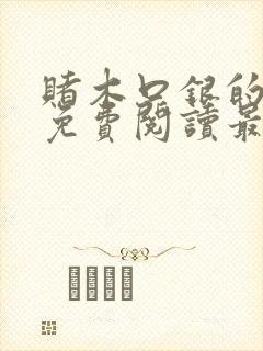 赌木口银的小说免费阅读最新封面