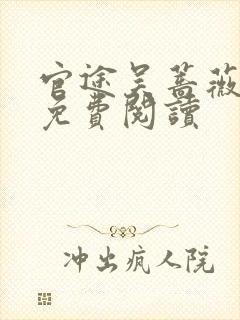 官途吴蔷薇全文免费阅读封面