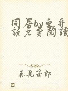 同居by东哥小说免费阅读全文无弹窗