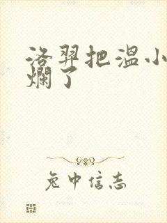 洛羿把温小辉做烂了