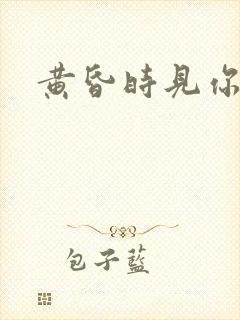 黄昏时见你