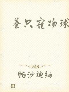 养只宠物球封面