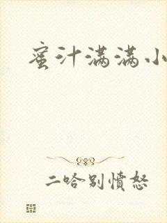 蜜汁满满小说