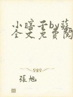小瞎子by苏软全文免费阅读