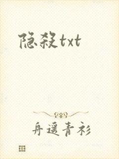 隐杀txt