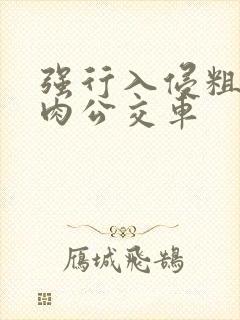 强行入侵粗暴h肉公交车封面