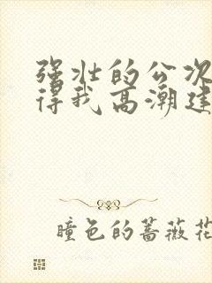 强壮的公次次弄得我高潮建国
