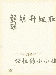 系统升级取液小说封面