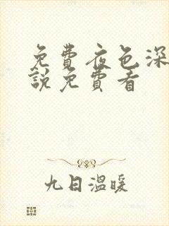 免费夜色深处小说免费看封面
