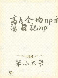 高h全肉np放荡日记np