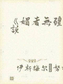 《媚者无疆》小说封面