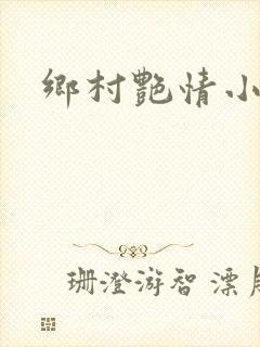 乡村艳情小说封面