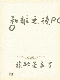 和离之后POPO