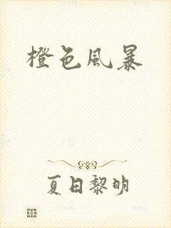 橙色风暴封面