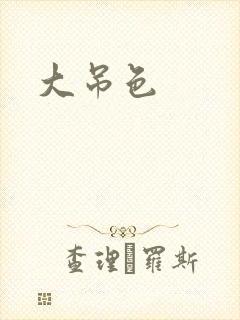 大吊色封面