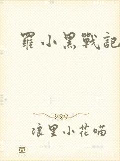 罗小黑战记小说