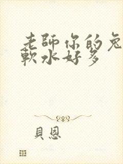 老师你的兔子好软水好多