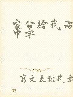 家公给我治疗5中字封面