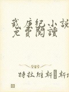 武庚纪小说全文免费阅读封面