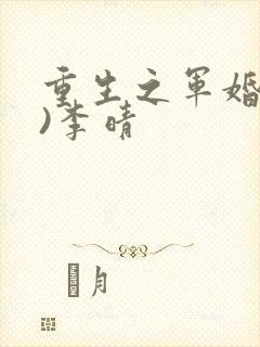 重生之军婚(h)李晴