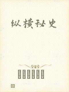 纵横秘史封面