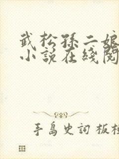 武松孙二娘云雨小说在线阅读