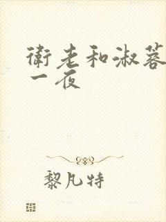卫老和淑蓉销魂一夜