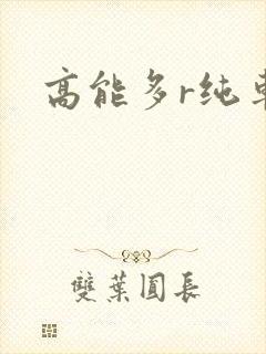 高能多r纯车封面