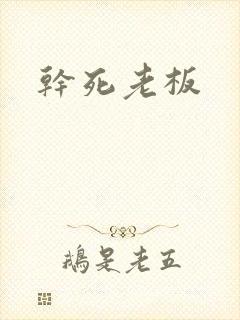 干死老板封面