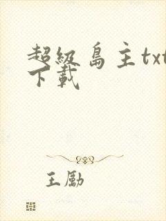 超级岛主txt下载
