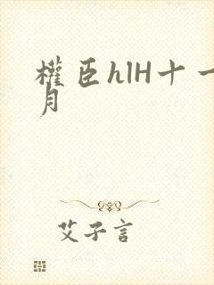 权臣hlH十一月