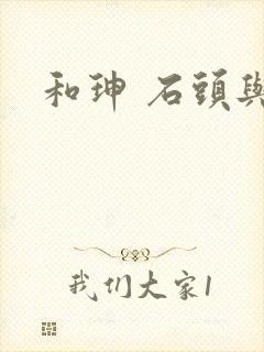 和珅 石头与水