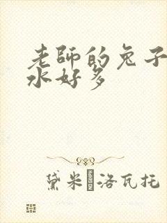 老师的兔子好软水好多
