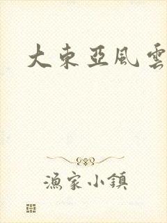大东亚风云封面