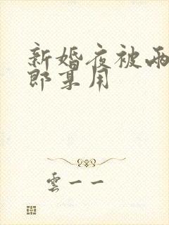 新婚夜被两个伴郎享用