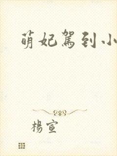 萌妃驾到小说